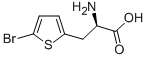 D-3-(2-(5-溴噻吩))丙氨酸 结构式