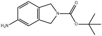 TERT-BUTYL 5-AMINOISOINDOLINE-2-CARBOXYLATE Structure