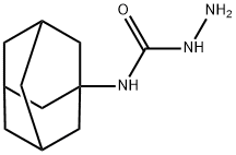 N-(金刚烷-1-基)肼甲酰胺, 26496-36-6, 结构式
