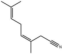 (Z)-3,7-dimethylocta-3,6-dienenitrile Structure