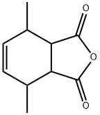3,6-Dimethyl-4-cyclohexene-1,2-dicarboxylic anhydride 结构式