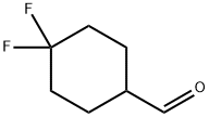 4,4-ジフルオロシクロヘキサンカルボキシアルデヒド 化学構造式