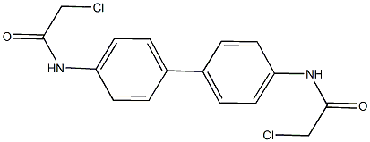 Acetamide, N,N'-[1,1'-biphenyl]-4,4'-diylbis[2-chloro- Structure