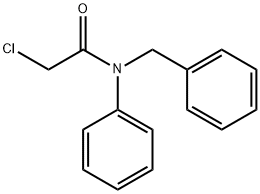 N-ベンジル-2-クロロ-N-フェニルアセトアミド 化学構造式