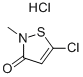 5-氯-2-甲基异噻唑啉-3-酮盐酸盐,26530-03-0,结构式