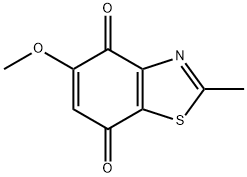 4,7-Benzothiazoledione,5-methoxy-2-methyl-(9CI) Struktur