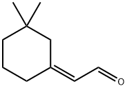 (Z)-(3,3-二甲基环己亚基)-乙醛 结构式