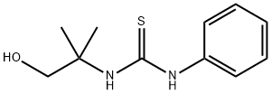 1-(1-HYDROXY-2-METHYLPROPAN-2-YL)-3-PHENYLTHIOUREA 结构式