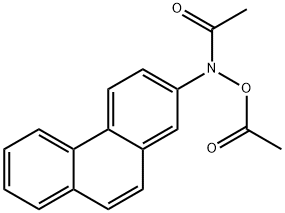 2-(N-Acetyloxy-N-acetylamino)phenanthrene Struktur