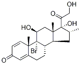 9α-BroMo-16α-Methylprednisolone, 26543-61-3, 结构式