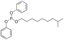 亚磷酸二苯基异癸基酯, 26544-23-0, 结构式