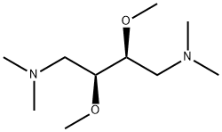 (S,S)-(+)-2,3-ジメトキシ-1,4-ビス(ジメチルアミノ)ブタン 化学構造式
