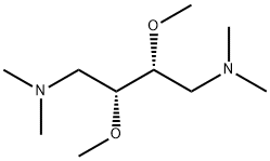 (R,R)-(-)-2,3-DIMETHOXY-1,4-BIS(DIMETHYLAMINO)BUTANE Struktur