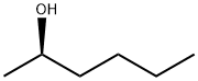 (R)-2-ヘキサノール 化学構造式
