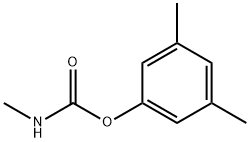 N-メチルカルバミド酸3,5-ジメチルフェニル 化学構造式