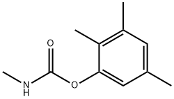 2,3,5-三甲基苯基N-甲基氨基甲酸酯 结构式