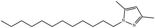 1-Dodecyl-3,5-dimethyl-1H-pyrazole 结构式