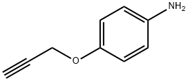 4-(2-プロピニルオキシ)アニリン 化学構造式