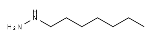 1-ヘプチルヒドラジン 化学構造式