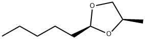cis-4-methyl-2-pentyl-1,3-dioxolane Structure