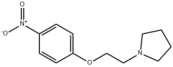 4-(2-Pyrrolidin-1-ylethoxy)nitrobenzene Structure