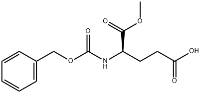 N-(ベンジルオキシカルボニル)-D-グルタミン酸1-メチル 化学構造式