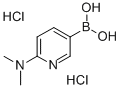6-(DIMETHYLAMINO)-3-PYRIDINYL BORONIC ACID HYDROCHLORIDE Struktur