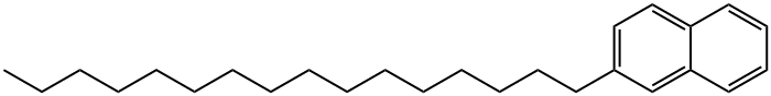 1-(2-萘基)十六烷 结构式