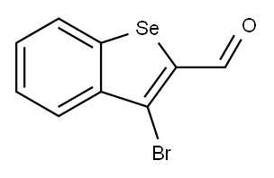 3-Bromo-1-selena-1H-indene-2-carbaldehyde Struktur