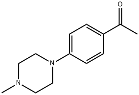 1-[4-(4-METHYLPIPERAZINO)PHENYL]-1-ETHANONE Structure