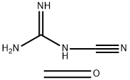 Guanidine, cyano-, polymer with formaldehyde Struktur