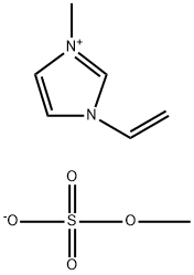 3-methyl-1-vinyl-1H-imidazolium methyl sulphate Structure