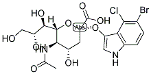 5-溴-4-氯-3-吲哚神经氨酸 结构式