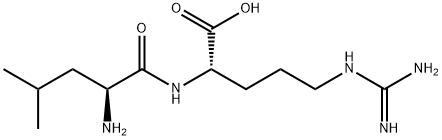 Nα-L-ロイシル-L-アルギニン 化学構造式
