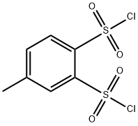 トルエン-3,4-ジスルホニルクロリド 化学構造式