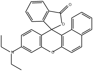 9-(二乙氨基)螺[12H-苯并[A]占吨-12,1’(3’H)-异苯并呋喃]-3’-酮, 26628-47-7, 结构式
