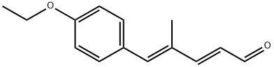 2,4-Pentadienal,5-(4-ethoxyphenyl)-4-methyl-,(2E,4E)-(9CI) 化学構造式