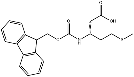 FMOC-Β-HOMOMET-OH 结构式