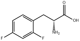 D-2,4-二氟苯丙氨酸,266360-60-5,结构式
