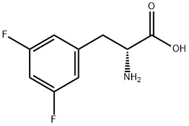 D-3,5-二氟苯丙氨酸, 266360-63-8, 结构式