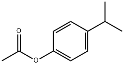 4-イソプロピルフェノールアセタート 化学構造式