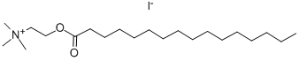 PALMITOYLCHOLINE IODIDE Structure