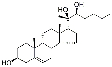 (3β,22S)-Dihydroxy Cholesterol Struktur