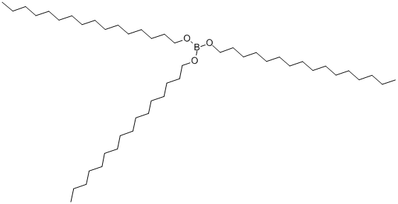 ホウ酸トリヘキサデシル 化学構造式