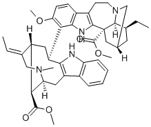 13-甲氧基-14-[(3A)-17-甲氧基-17-氧代派利文碱-3-基]-伊菠胺-18-羧酸甲酯 结构式