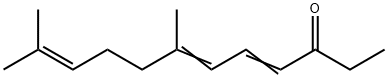 7,11-dimethyldodeca-4,6,10-trien-3-one Struktur