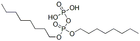 dioctyl dihydrogen diphosphate Structure