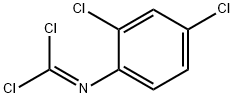 (2,4-dichlorophenyl)imidocarbonyl dichloride 结构式
