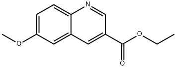 6-甲氧基喹啉-3-甲酸乙酯, 26660-48-0, 结构式
