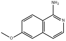1-氨基-6-甲氧基异喹啉, 266690-48-6, 结构式